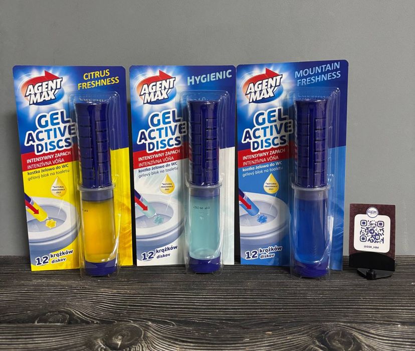 Шприц-гель для унітазу Agent Max , 75 мл, 12 нанесень.