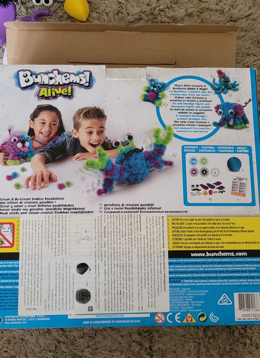 Bunchems Alive, rzepki , rzepy z wibrującą kulą