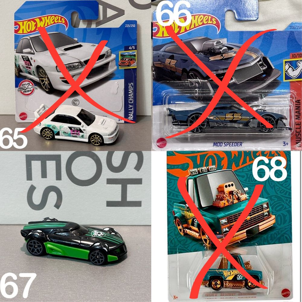 Hot Wheels модельки