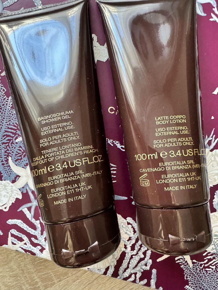 Versace crystal noir żel pod prysznic balsam do ciała