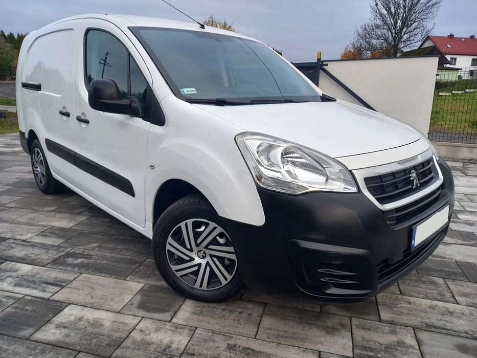 Peugeot Partner 1.6HDI 3 Osob 2018 L2 Long Długi Salon PL Klima Tempomat  Długi MAXI VAT-23% Berlingo Scudo doblo