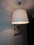 Lampa biała, abażur IKEA nowy, bardzo duży, 55,5cm