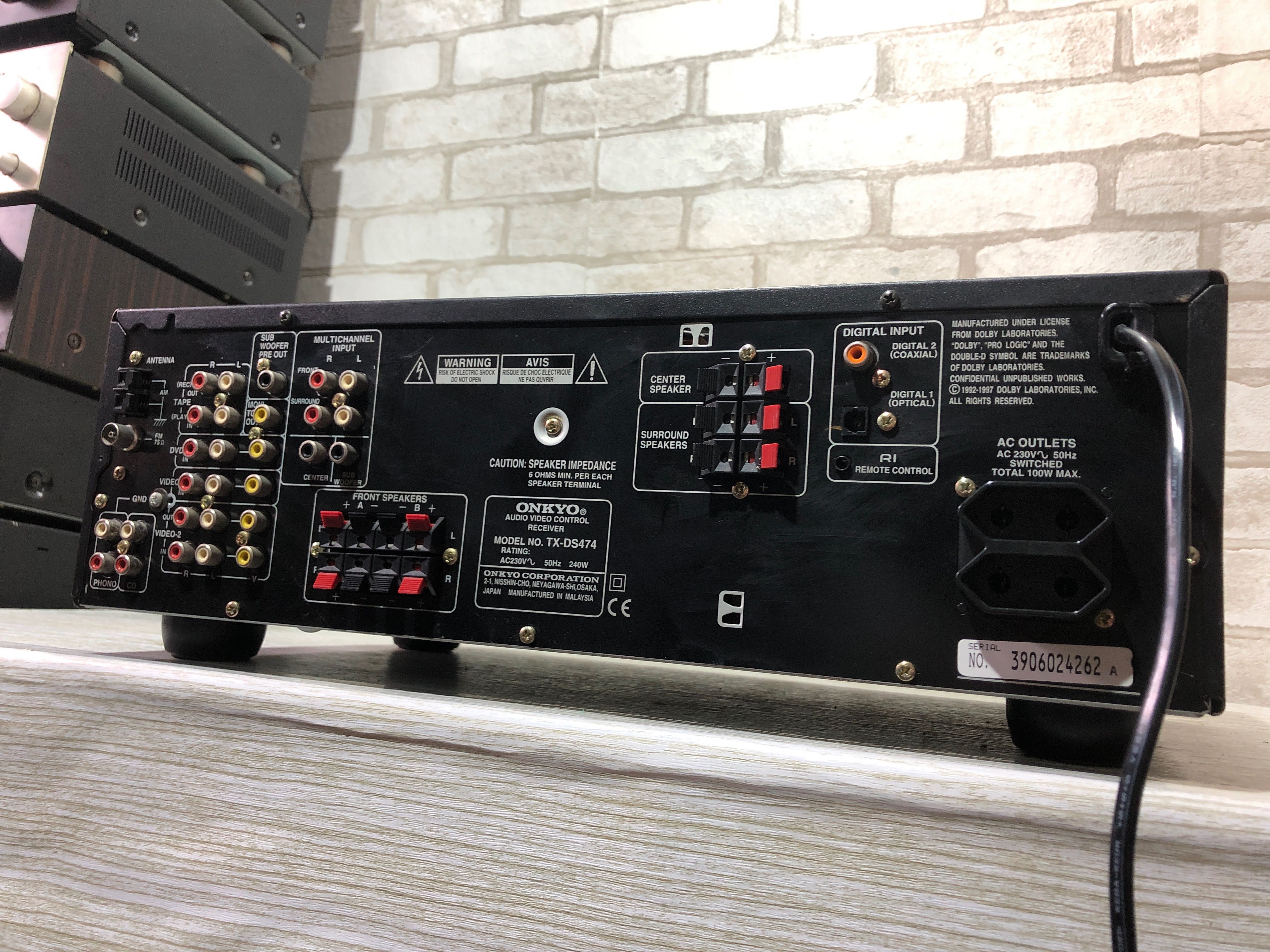 АV Стерео ресивер/підсилювач Onkyo TX-DS474 б/у з Німеччини