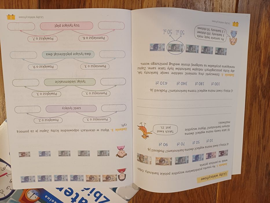 Sprzedam 3 książki dla klasy 3 do matematyki
