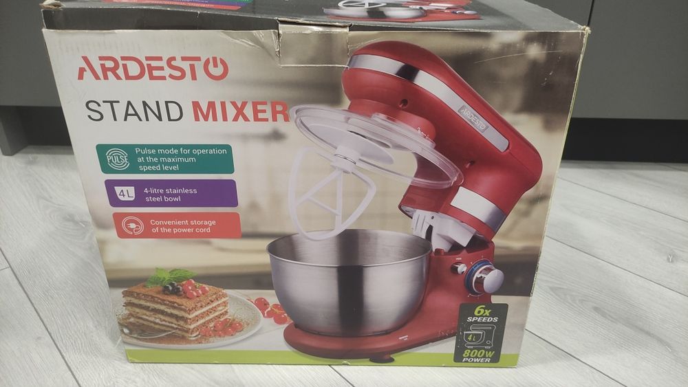 Продам Міксер планетарний Ardesto KSTM-8040 White(новий)