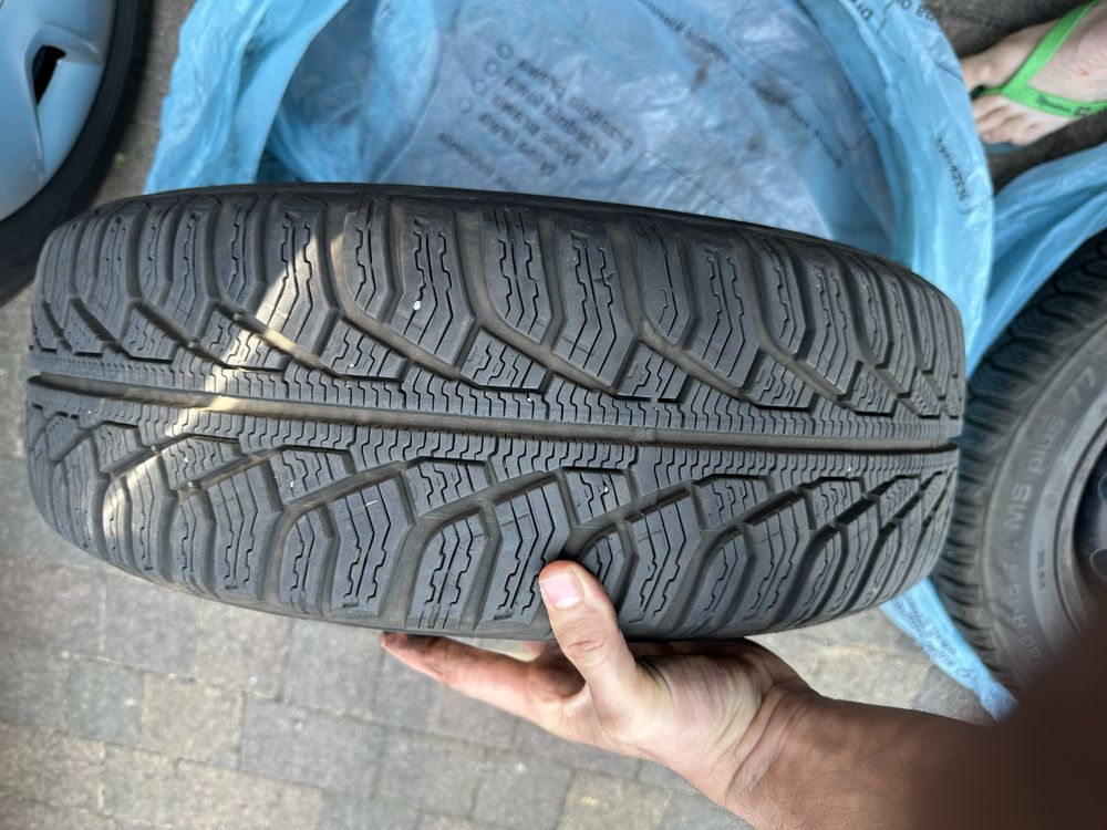 Opony zimowe / felgi 15, skoda fabia, uniroyal raintype