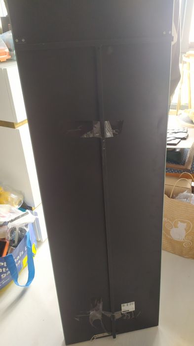 Espelho alto com suporte atrás para ficar de pé ou pendurar