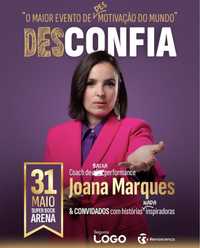 2 bilhetes Joana Marques Desconfia 31/05
