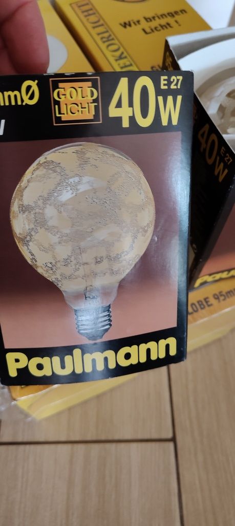 Żarówki kule, złote światło Paulmann 40 W