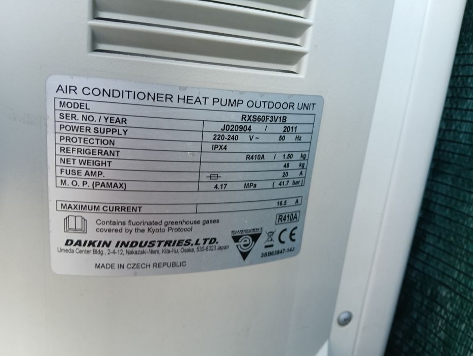 Vendo condensadora ar condicionado daikin 24.000bts