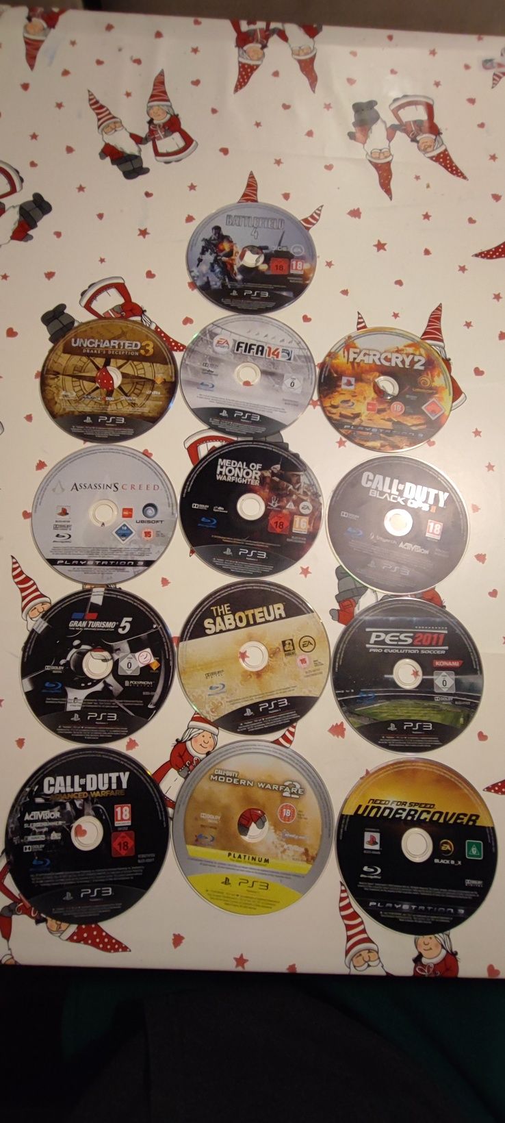 Pack jogos PS3 sem capa
