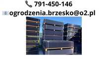 Kompletne ogrodzenie panelowe 123cm fi4 z podmurówka 20 cm 49zł/1mb