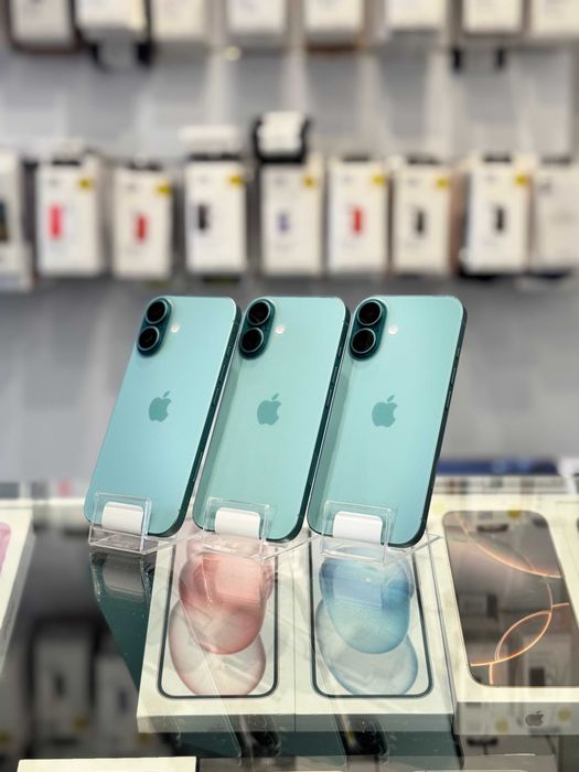 NOWY iPhone 16 Teal • 128 GB • Zielony • 100% BATERIA • GWARANCJA •