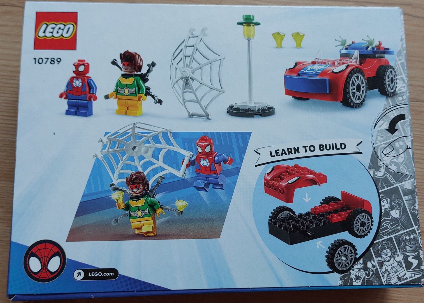 Nowe LEGO 10789 Marvel Samochód Spider-Mana i Doc Ock.