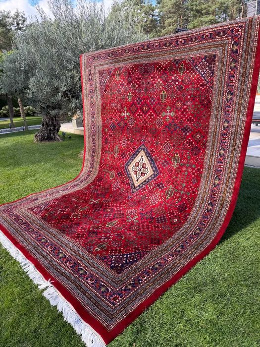 Kaszmirowy Ręcznie Tkany Dywan Perski Indo Bidjar 350x250 gal. 19 tyś