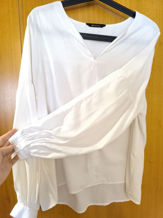 Blusa branca de mulher