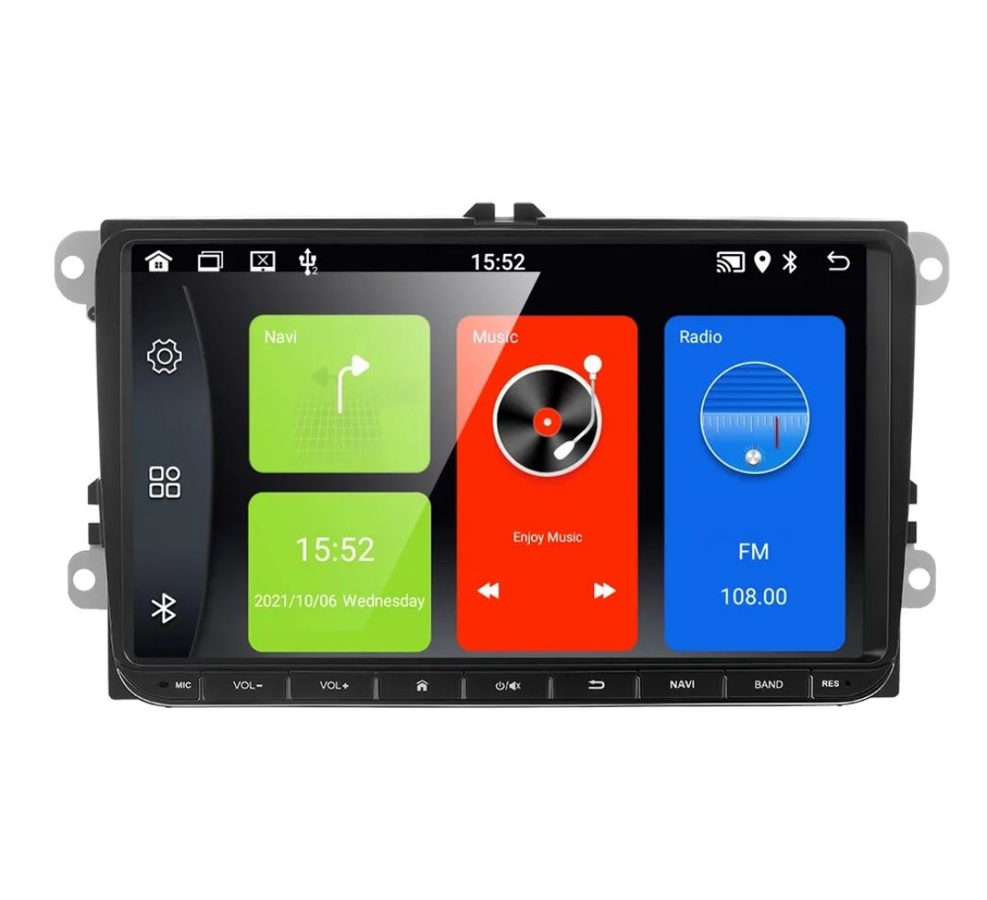 Автомагнитола штатная 2din Android VOLKSWAGEN Skoda Seat Carplay GPS