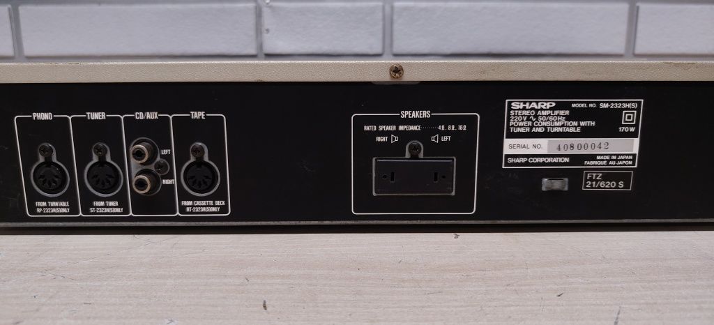 Wzmacniacz hi-fi stereo SHARP SM-2323H