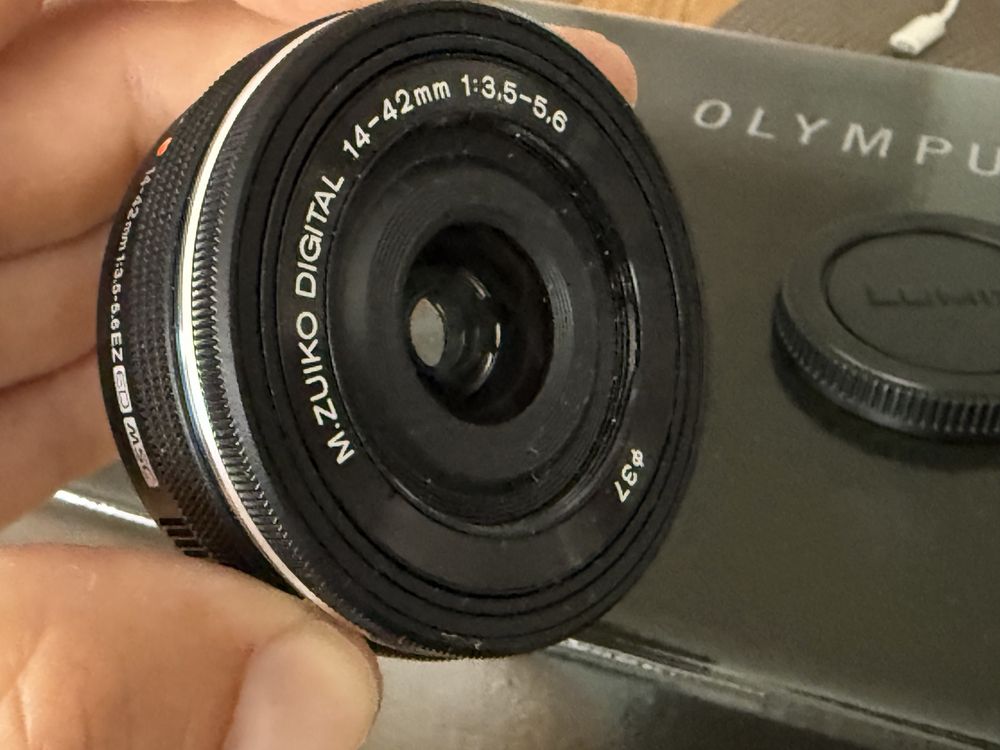 Obiektyw Olympus om-systems m.zuiko 14-42 pancake