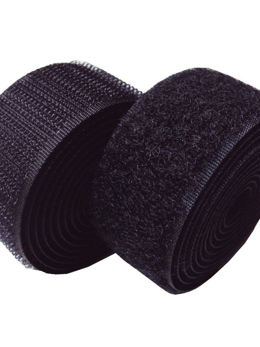 Липучки Velcro 25-40-50мм Хакі-Чорний. Текстильні застібки (від 1м)