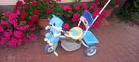 Wózek Rowerek trójkołowy dzieciecy  niebieski