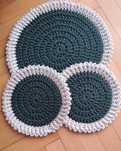 Podkładki dekoracyjne pod talerze, handmade