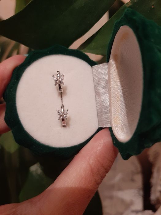 Серьги серебро 925 проба!