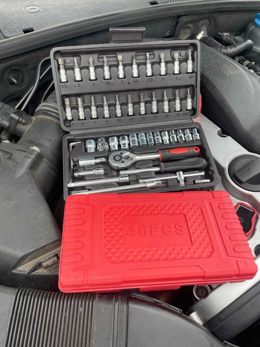 Zestaw Kluczy Nasadowych 46el TORX + Grzechotka – Super Jakość!