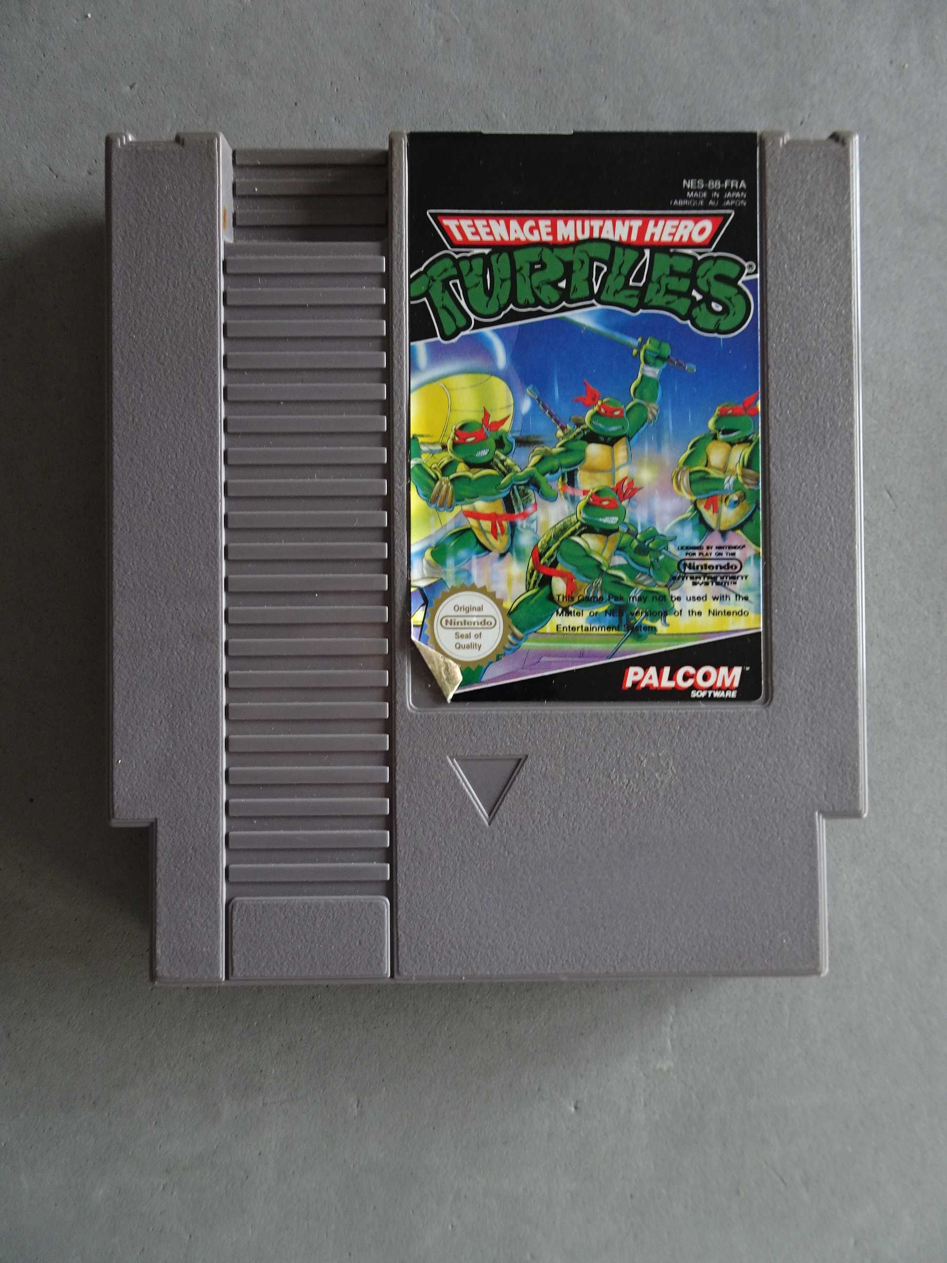 Jogo NES Teenage Mutant Hero Turtles -