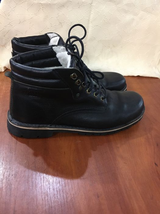 Чоловічі шкіряні,утеплені черевики 47р