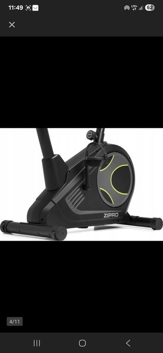 Rower Stacjonarny ZIPRO FLAME Treningowy Magnetyczny iConsole + Kinoma