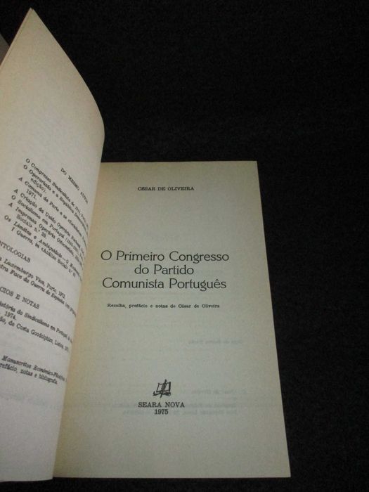Livro O Primeiro Congresso do Partido Comunista Português