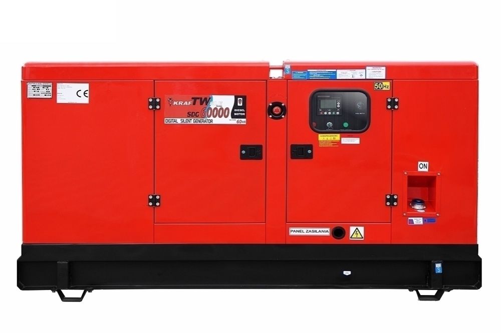 АКЦІА- Дизельний генератор 60кВт/ 3фаз/ SDG80000 KRAFTWELE COOMAN RAIL