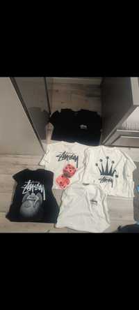 Stussy koszulki białe