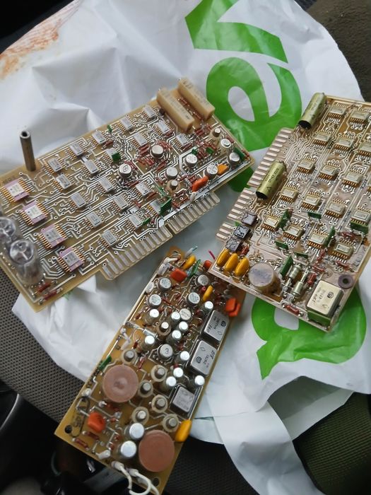 Радиодетали ссср на платах.