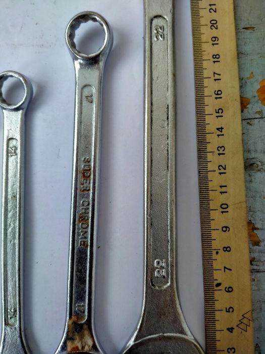 Продам ключи рожково накидные хромированные БУ Комплектом из 6 штук.