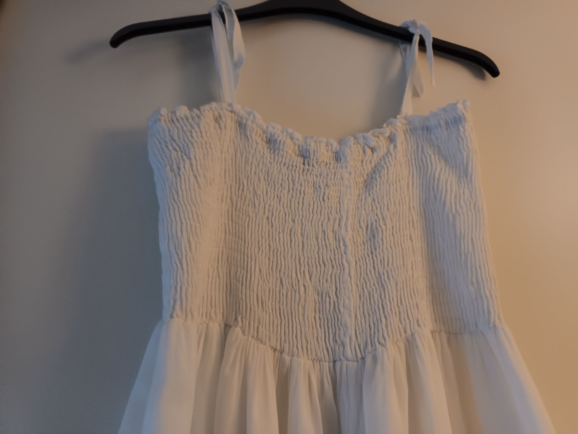 Vestido branco comprido