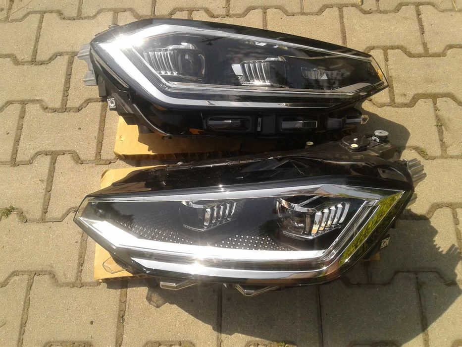 2 Lampy Przód VW GOLF 7 Lift Sportsvan Full Led Europa Ledy