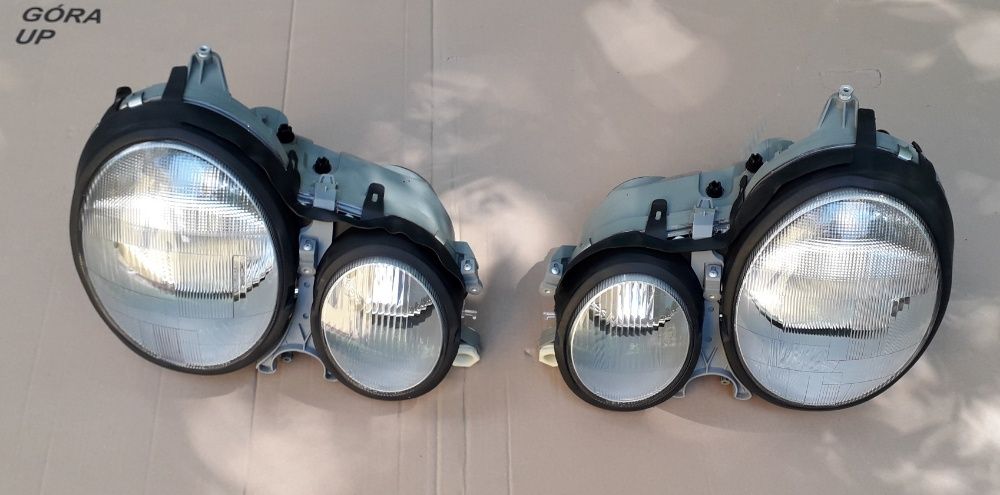 MERCEDES E KLASA W210 99- lampa przednia lewa + prawa nowa DEPO