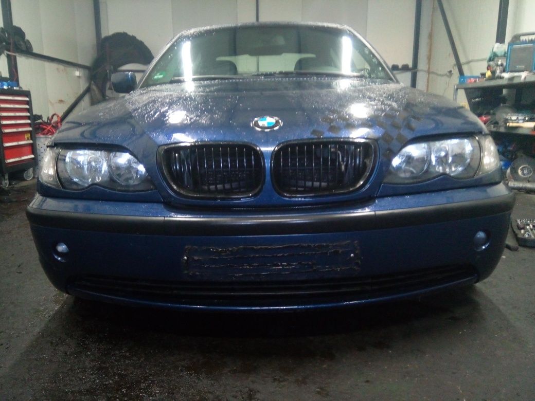 BMW E46 lift przedni zderzak misticblau metallic