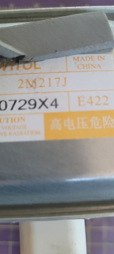 Magnetron Witol 2M217J z mikrofalówki
