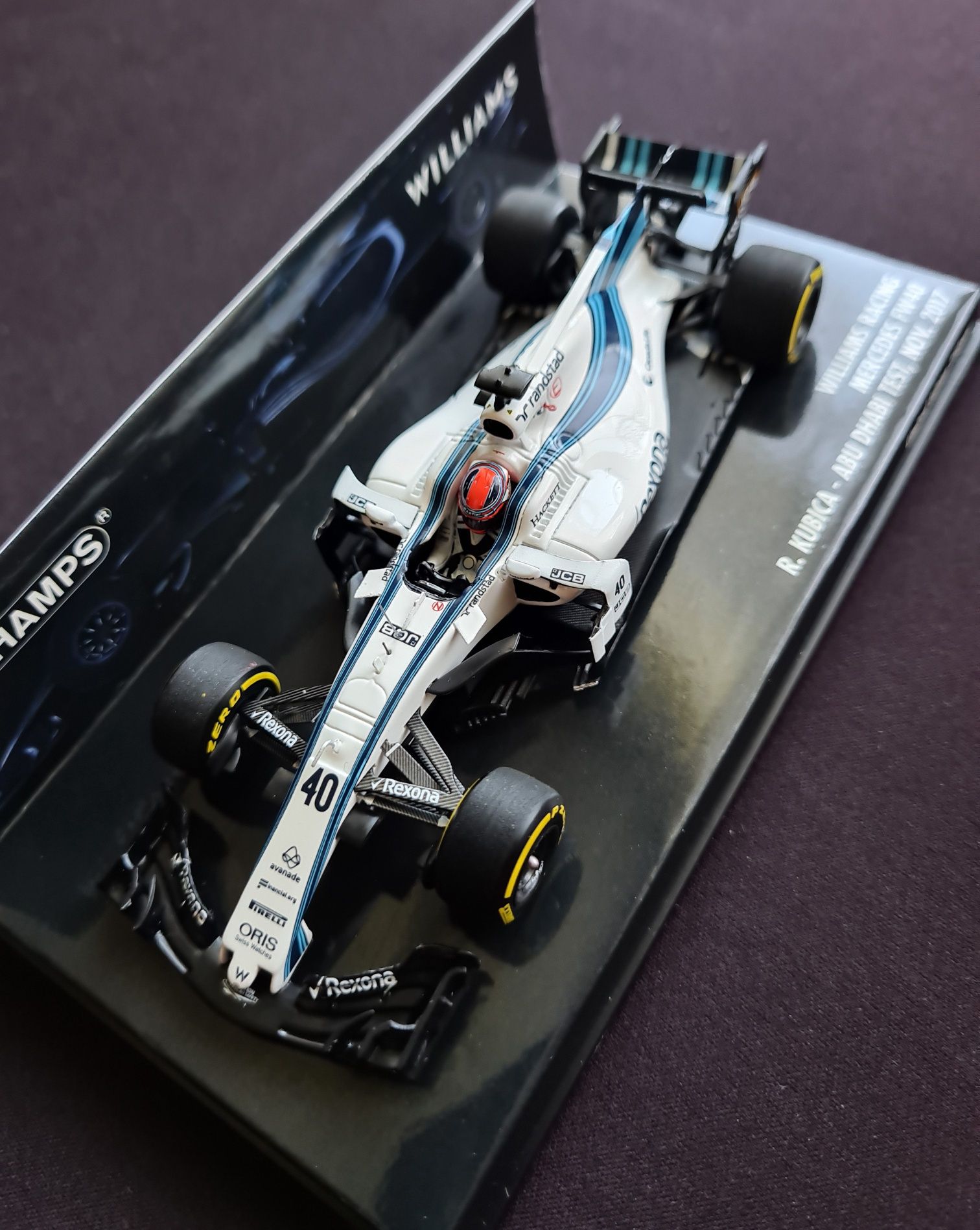 R. Kubica Williams Racing Abu Dhabi Test 2017 1/43
