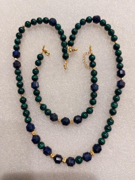 Komplet biżuterii z naturalnych kamieni