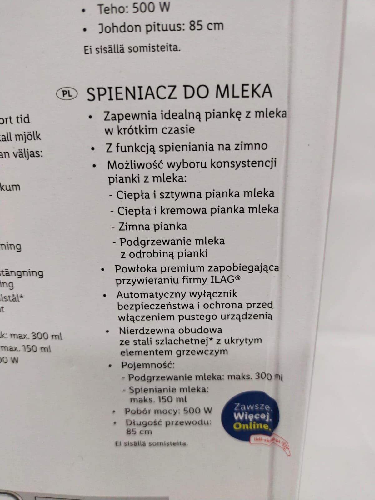 Spieniacz do mleka SilverCrest