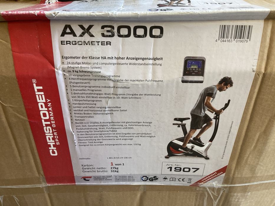 Rower treningowy Christopeit AX 3000