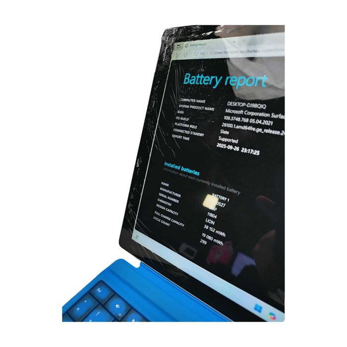 Microsoft Surface Pro 4 (1724) | i5-6300U | 8GB RAM | 256SSD | Win11