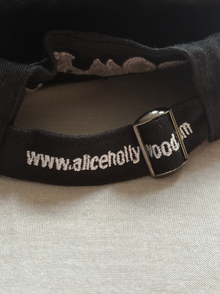 Alice Hollywood Double Layer Black Cap