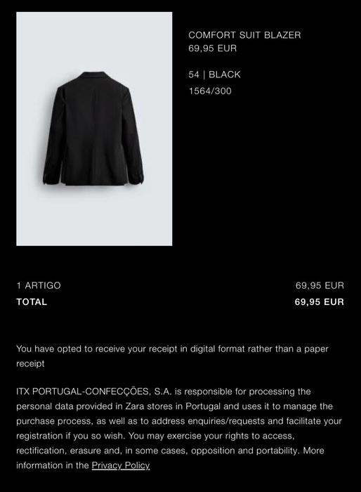 Blazer masculino