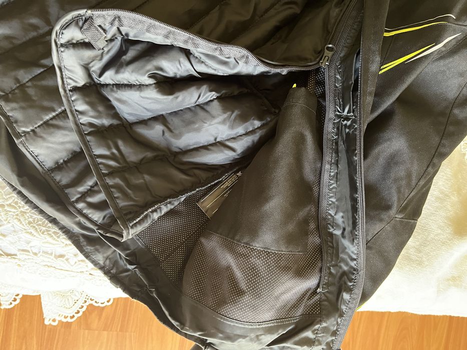 Blusão  motard  preto