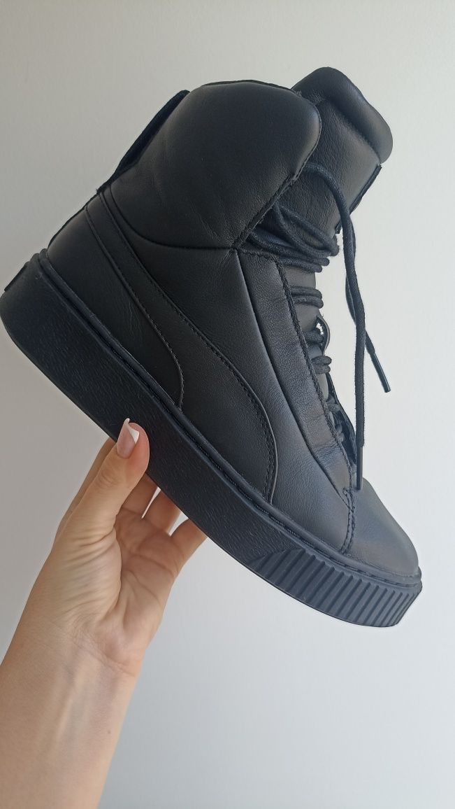 Ботинки кроссовки Puma кожа р.38